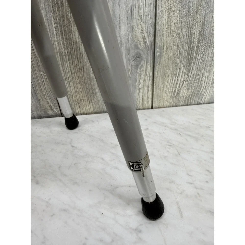 Vintage Manon Camera Tripod Made in Japan Adjustable Metal Grey Photography Gear